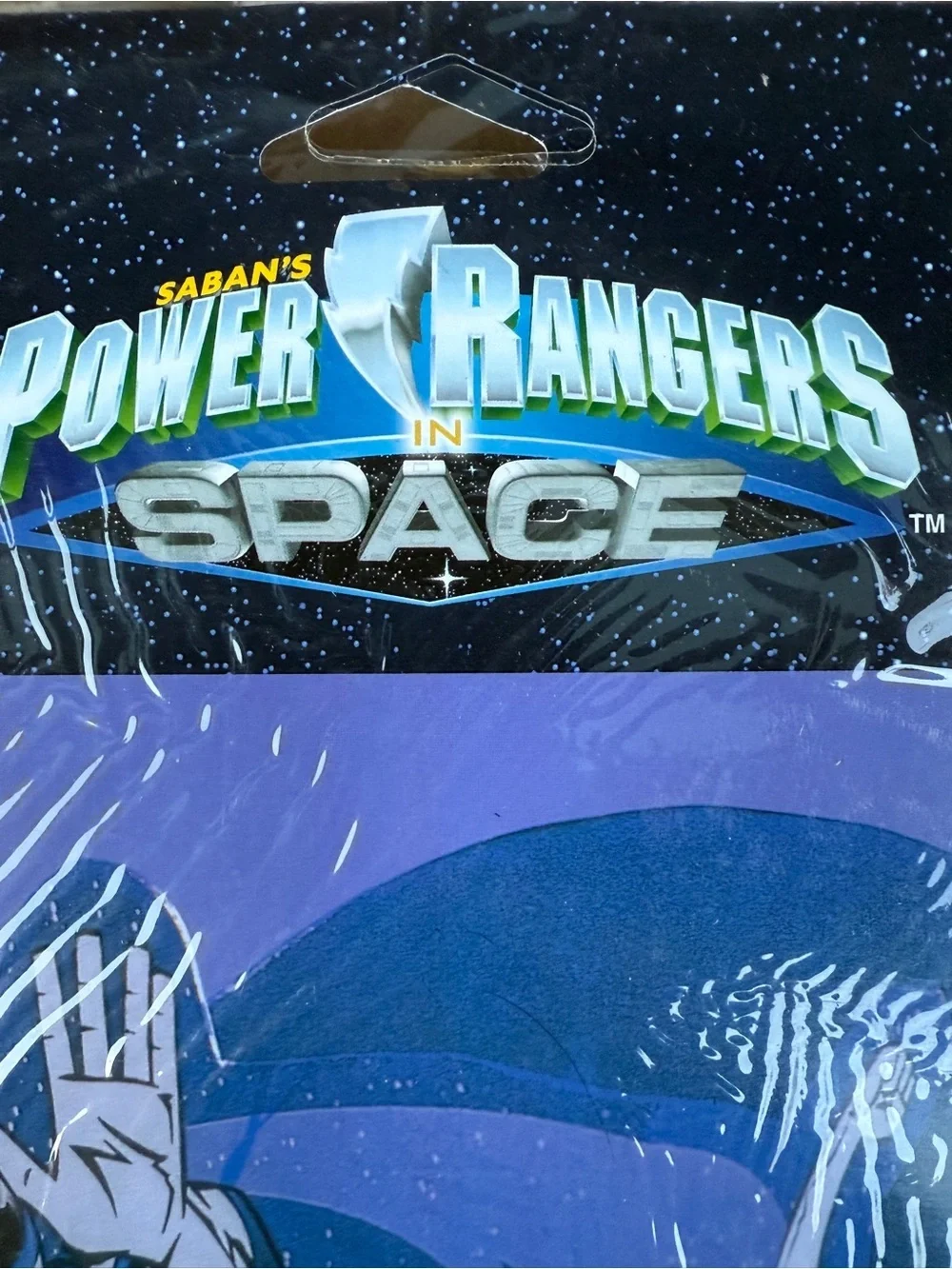 Vintage 1998 Power Rangers in Space Party Centerpiece Happy Birthday Party
